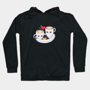 Coffee with Valentine: Romantic Valentine's Day Hoodie